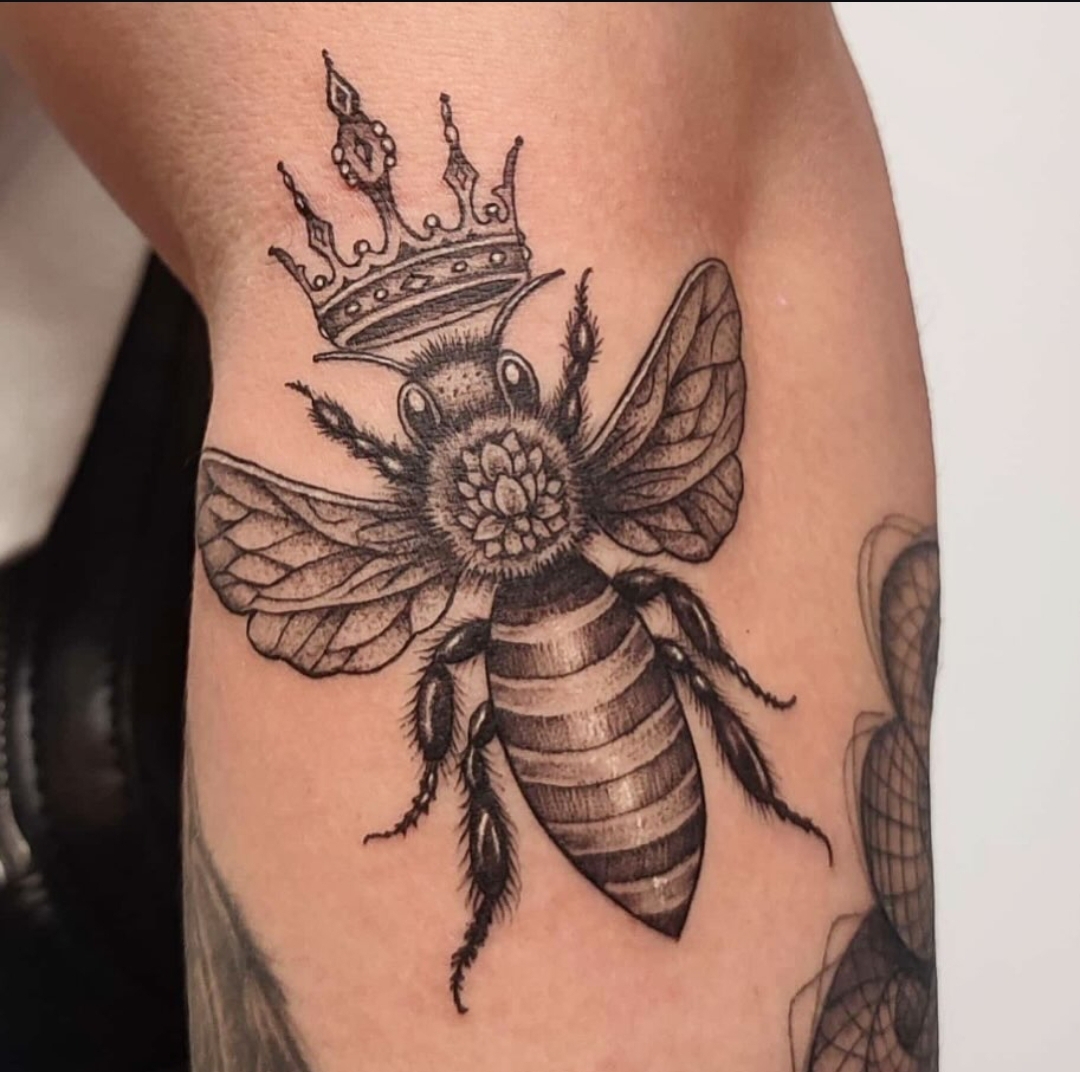 Tatuaje estilo Blackwork & Dotwork
