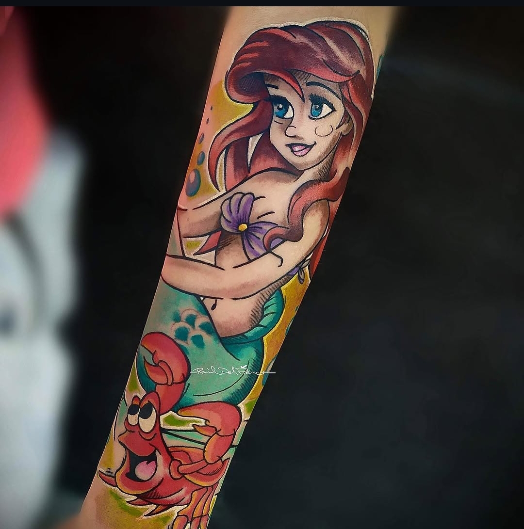 Tatuaje estilo Neotradicional a Color