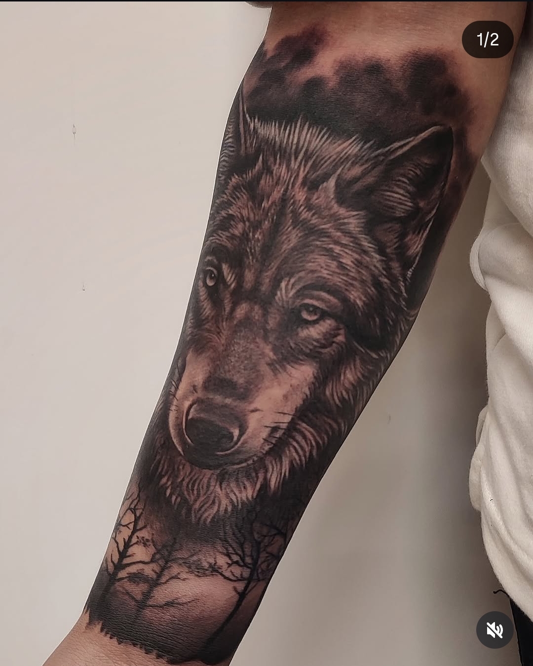 Tatuaje estilo Realismo Negro y Gris